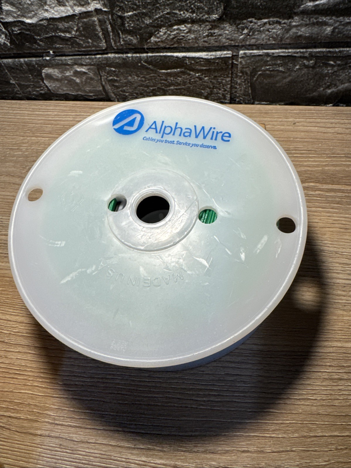 ALPHA WIRE 3050 1000 FT Green 24AWG 24 AWG .40 MM 7/32 PVC SPOOL 3050-GR001 Hook
