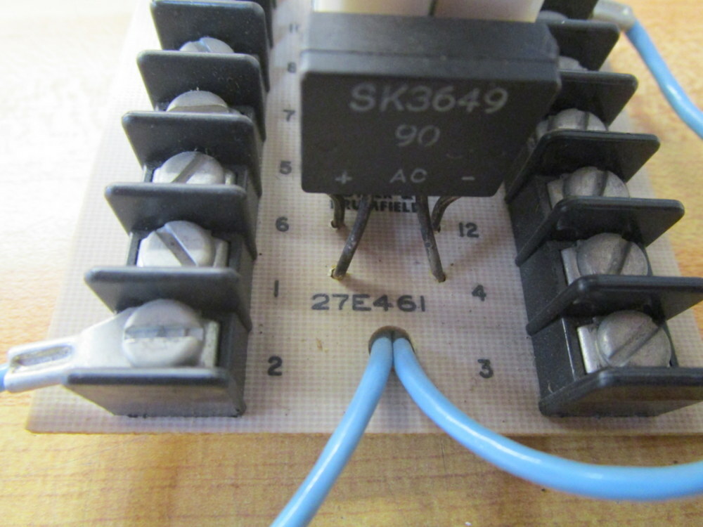 Potter & Brumfield 27E461 Relay Socket Board W/Relay