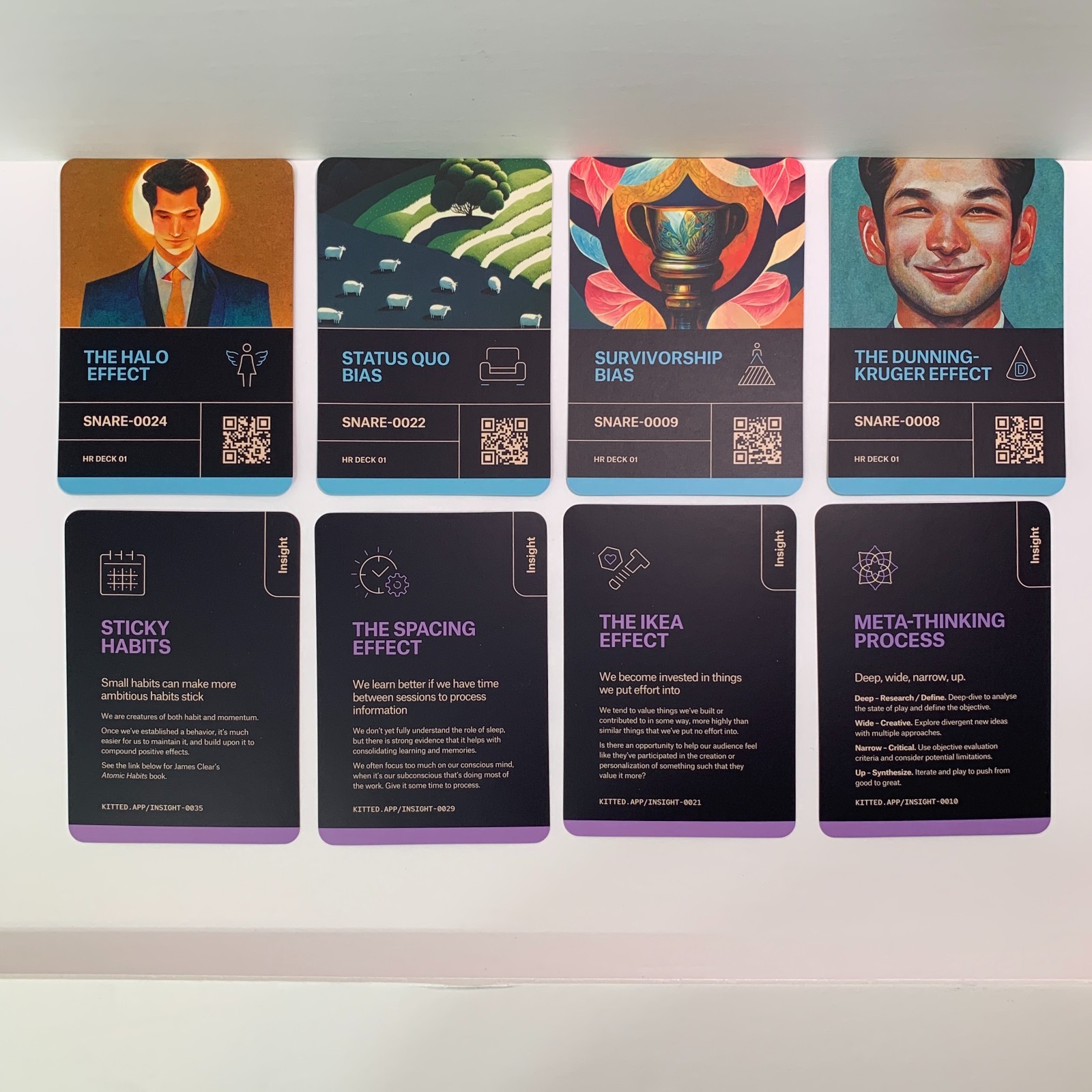 Kitted Personal Development Cards Professional Thinking Tools – SET OF 5 DECKS