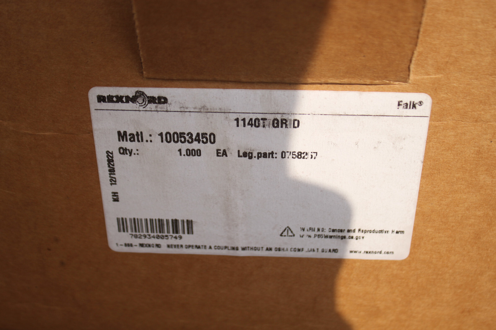 NEW FALK 1140T50 COUPLING RSB w/ (2) 1140T Grid Couplings, Gaskets & Hardware