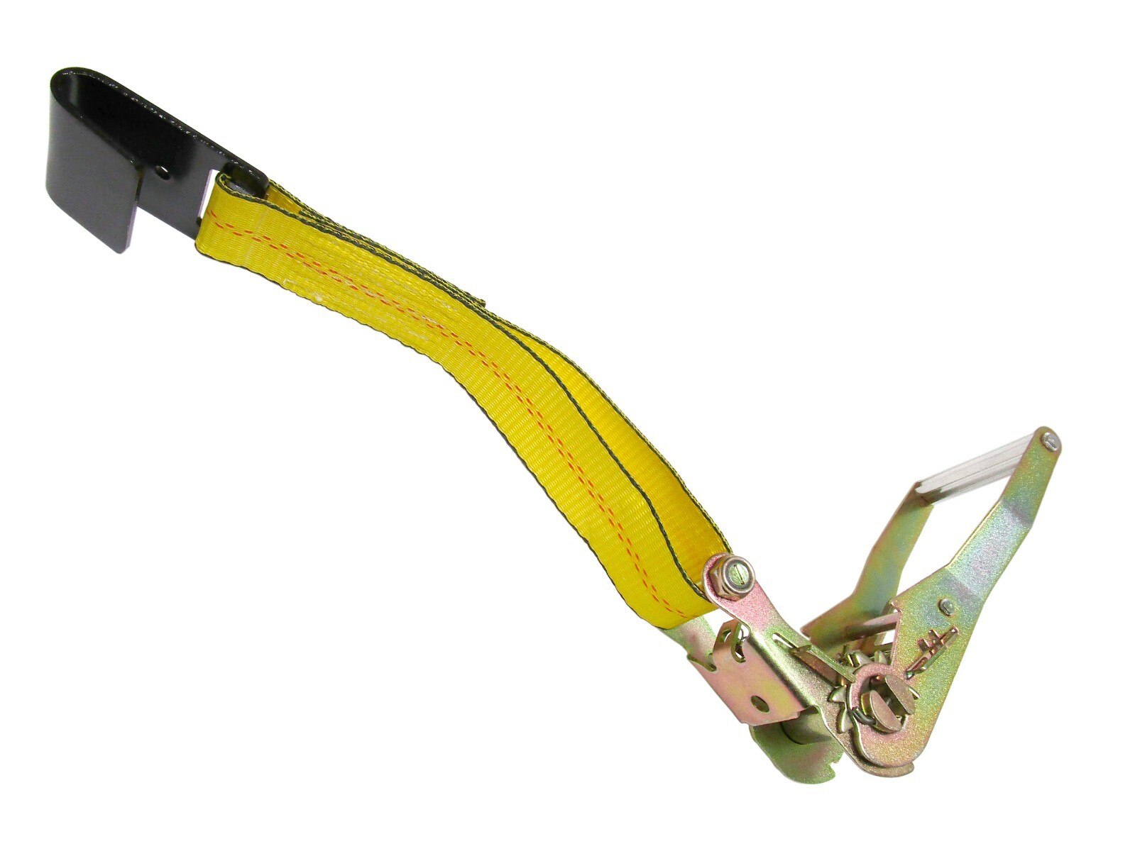 2″ x 30′ Ratchet Tie-Down Strap w/ Flat Hooks, WLL 3,335 lbs Trailer, ATV, Auto