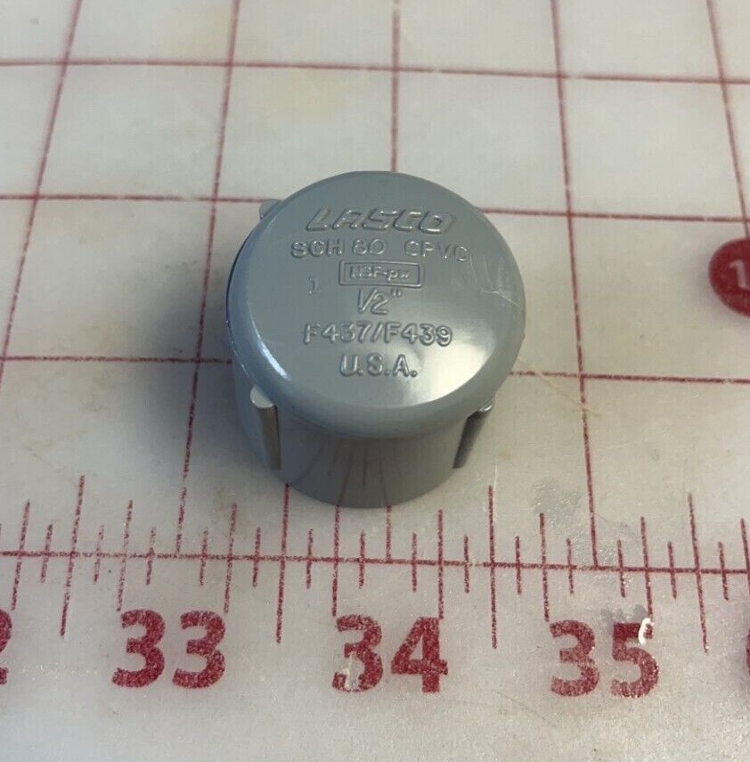LASCO SCG 80 CPVC 1/2″ F437/F439 CAP (Lot of 2)