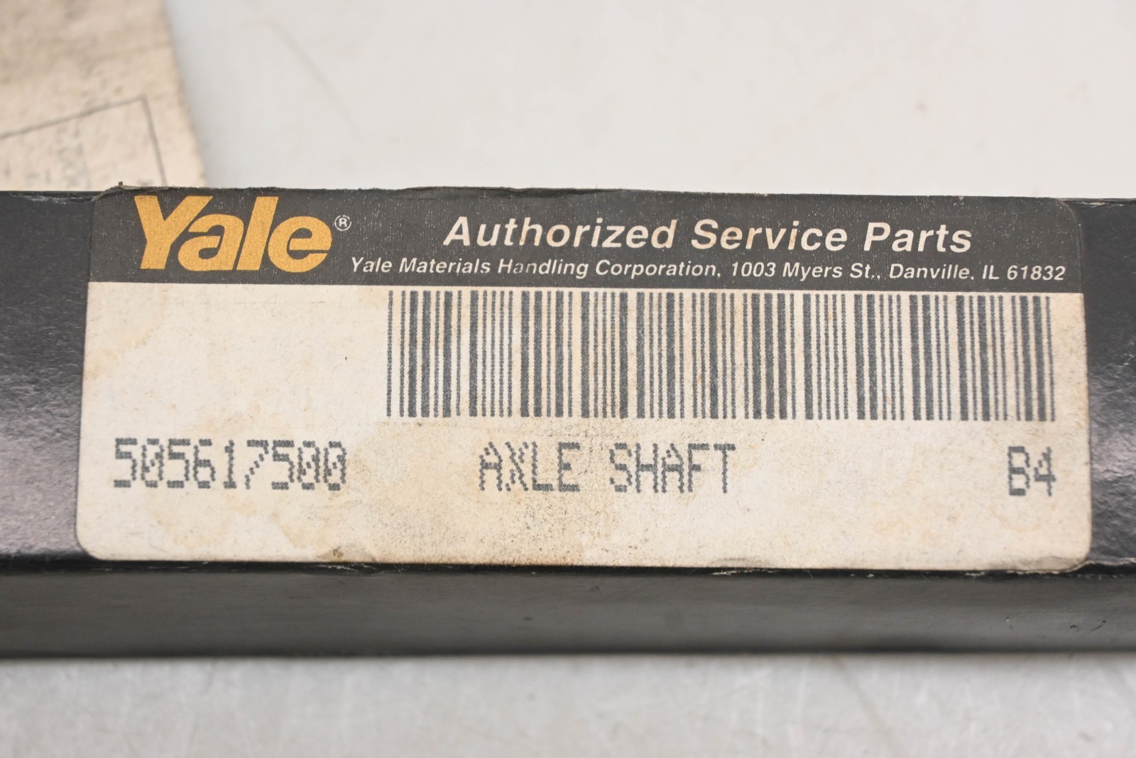 Yale 505617500 Load Wheel Axle Shaft NOS