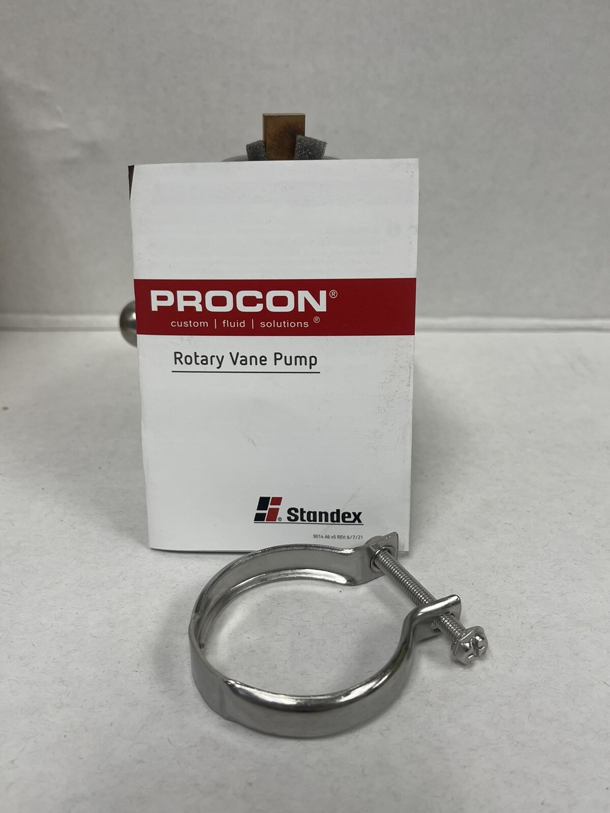 PROCON 115B265F31BA 250 Pump,Rotary Vane,SS 6XE91