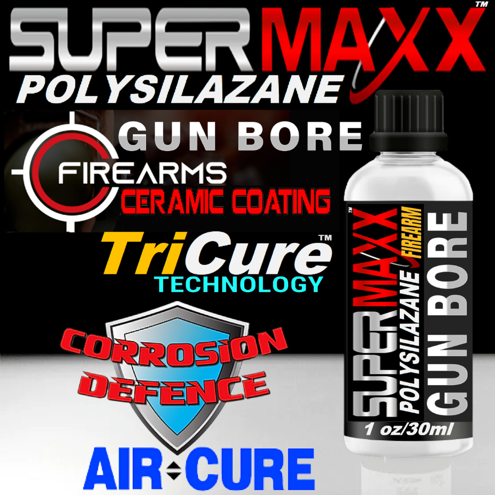 GUN BORE CLEANER MIL-SPEC CERAMIC COATING PROTECTION