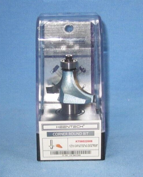 Keentech 1/2”x1-3/4” Corner Round Router Bit KT06022008, R5/8″ New