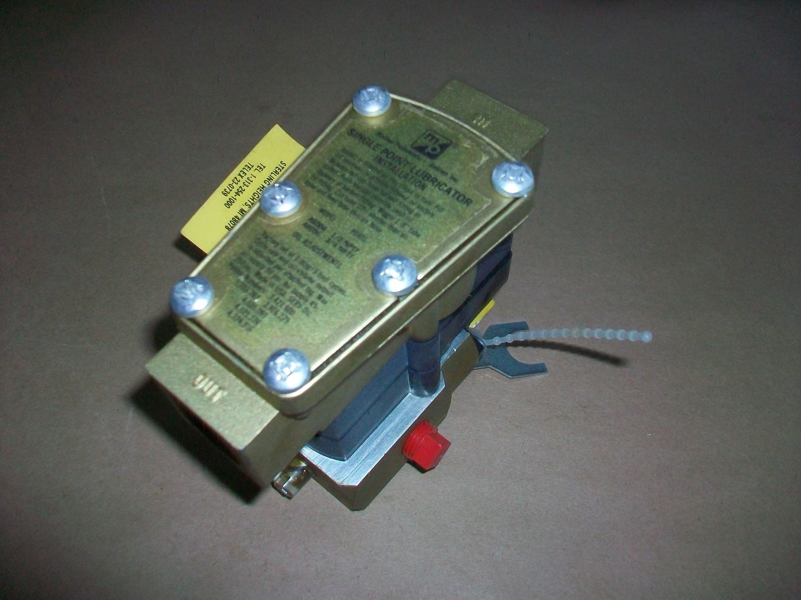 Master Pneumatic Single Point Lubricator A6006 NEW