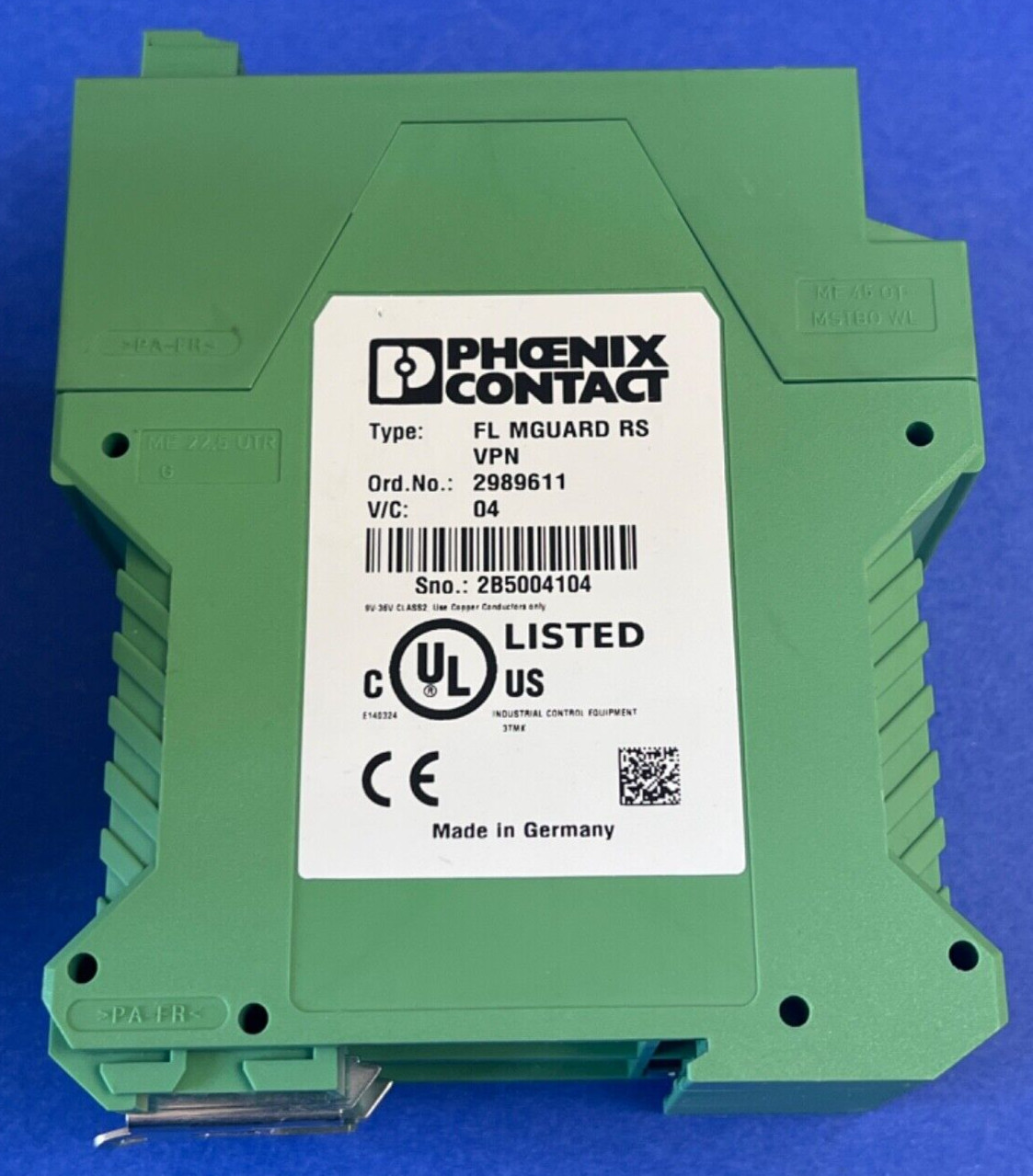 Phoenix Contact 2989611 FL MGUARD RS VPN Router Demo Tested