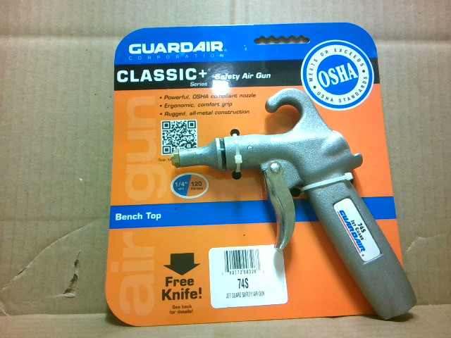 Guardair 74S Pistol Grip Safety Air Gun 1/4″ FNPT Inlet – New In Box