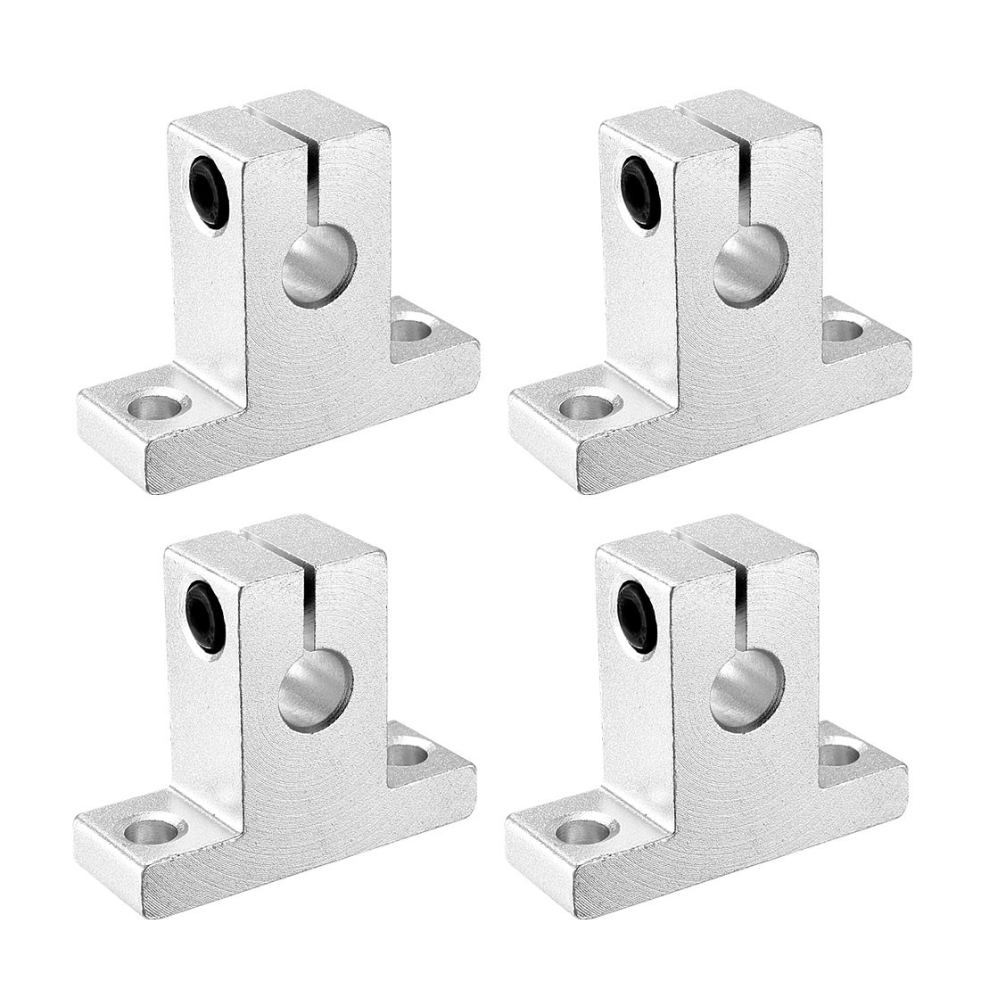 4pcs SK8 Aluminum Linear Motion Rail Clamping Rod Rail Guide Support