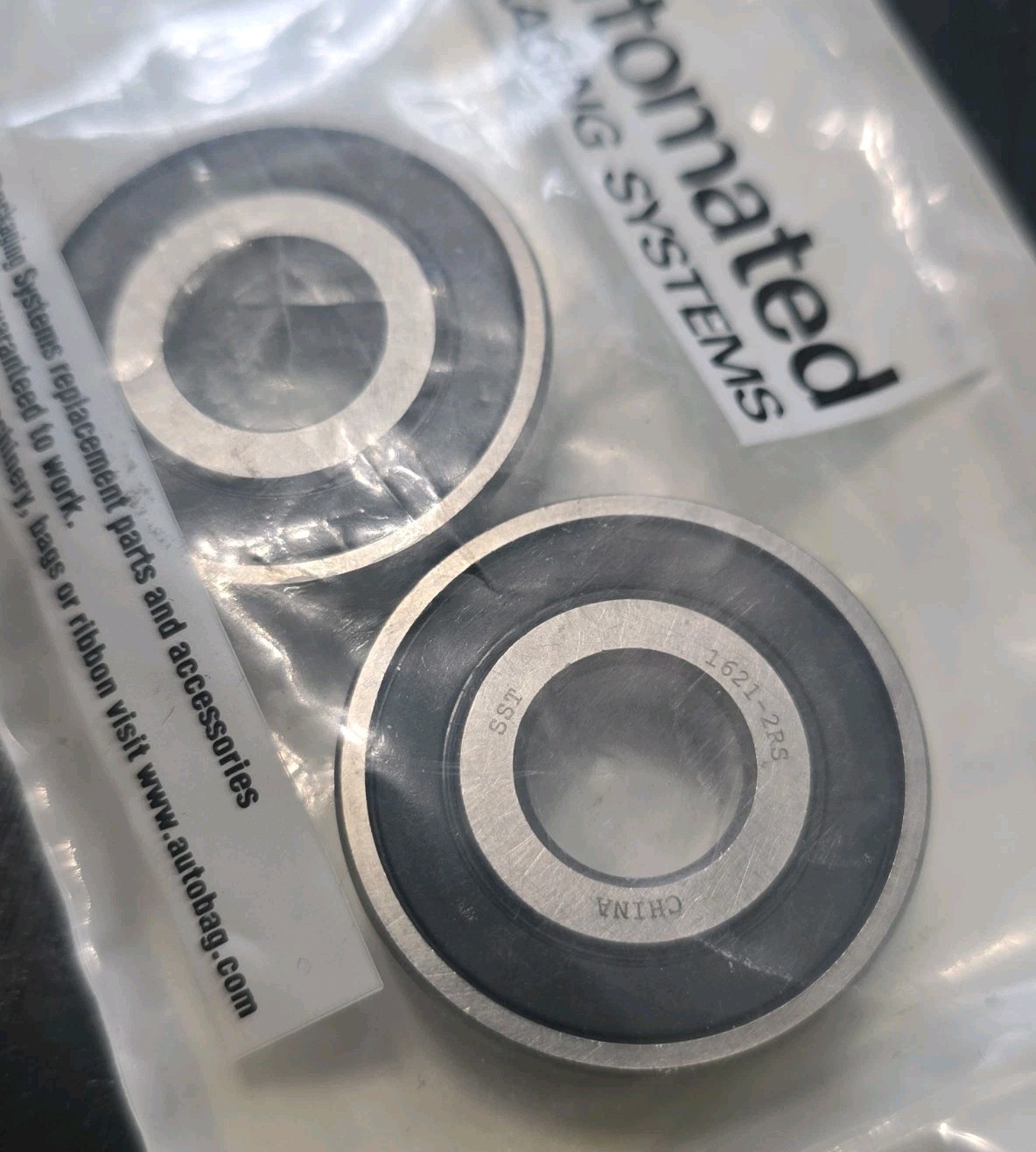 20353A3 Rubber Drive Roller Bearing Automated Packaging Systems Autobag 2 Pack