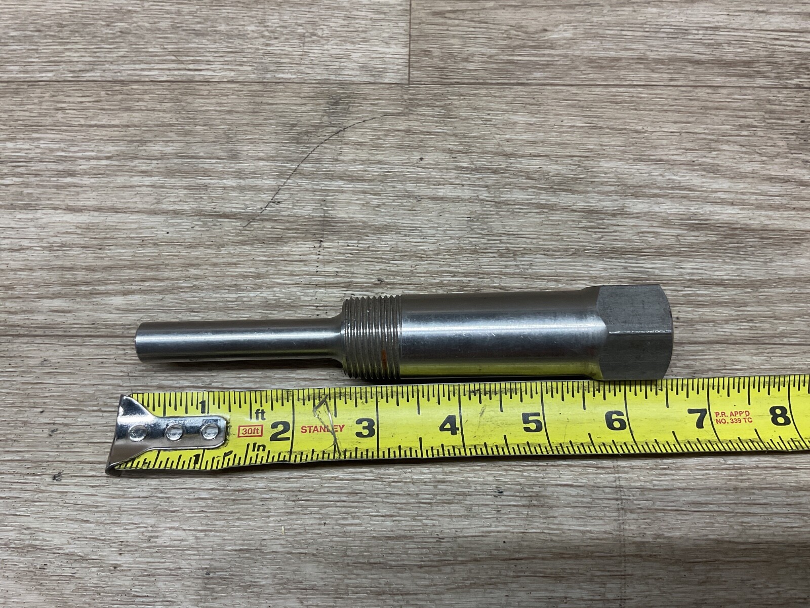 Stainless Steel 304 Thermowell Screwed Type 1/2” NPT 3/4” Thread #34C29*QC