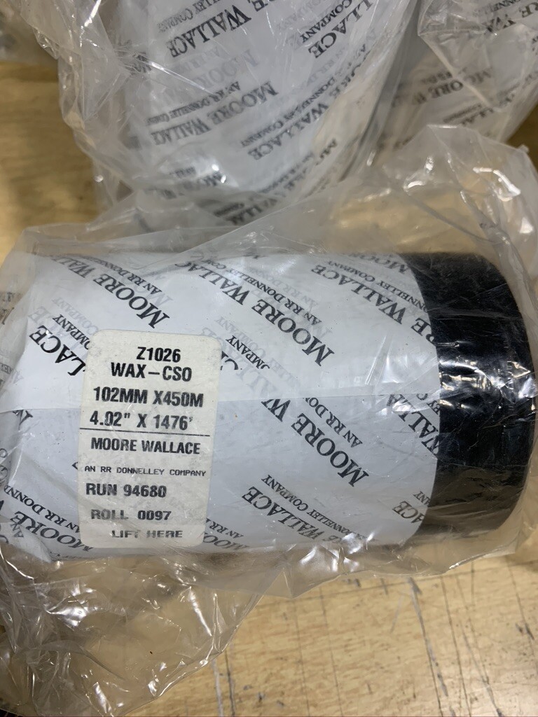MOORE WALLACE Z1026 WAX-CSO RIBBON B211