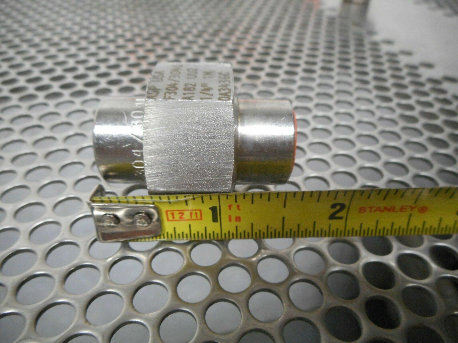 ASP F304/304L A182 UU2 1/4″ Stainless Steel Union New Old Stock (Lot of 5)