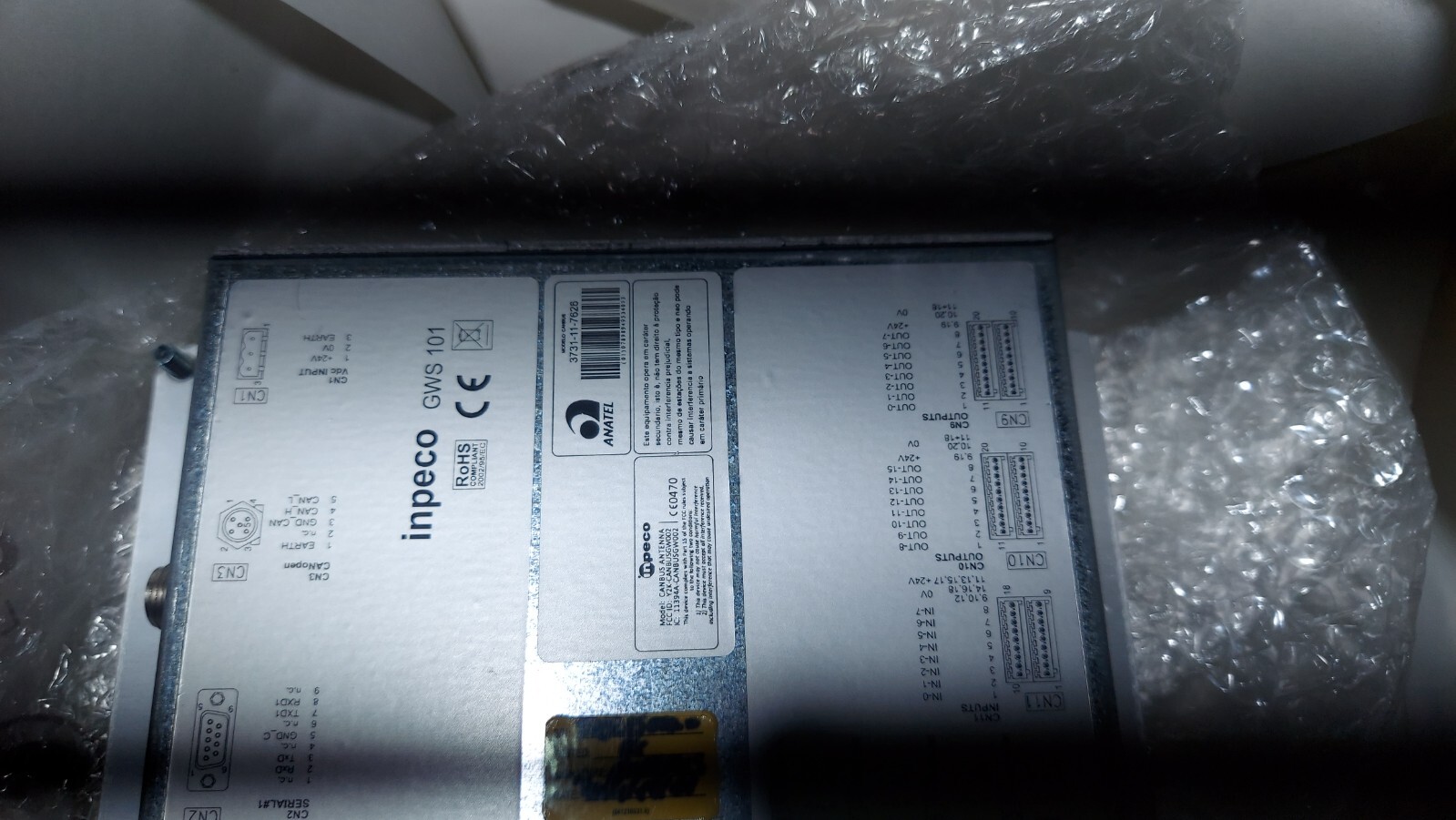 New Inpeco GWS101 579215000 Module I/O Controller Siemens CAN BUS