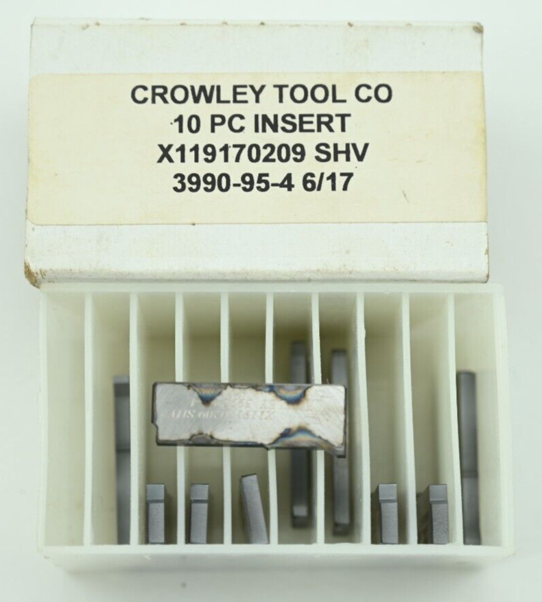 Crowley Tool 3990-95-4 Insert X119170209 SHV (Pack of 10)