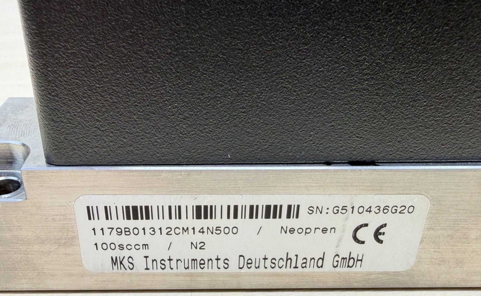MKS 1179B01312CM14N500 MASS-FLO Flow Meter, 100 sccm, Profibus