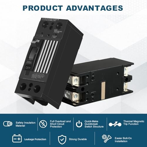 TQD22200 2 Pole 200 Amp Circuit Breaker GE Compatible