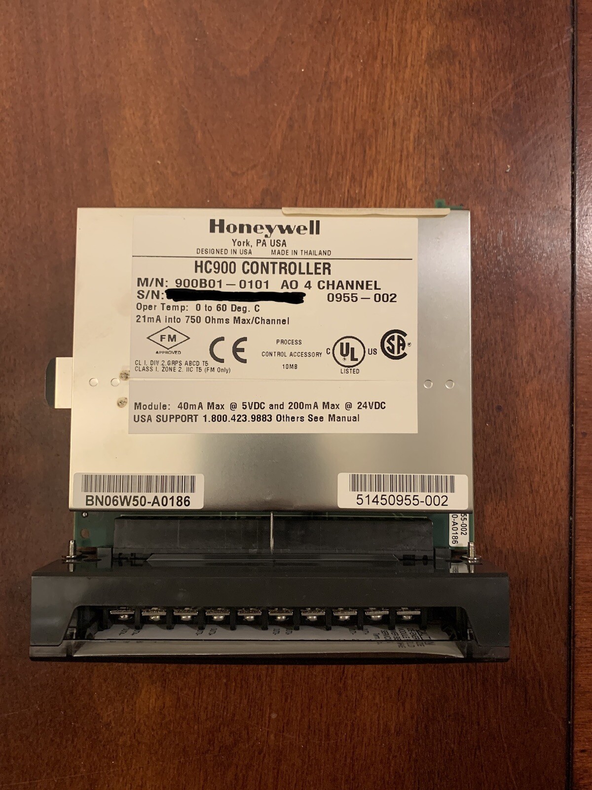 Used Honeywell HC900 Controller Module 900B01-0101