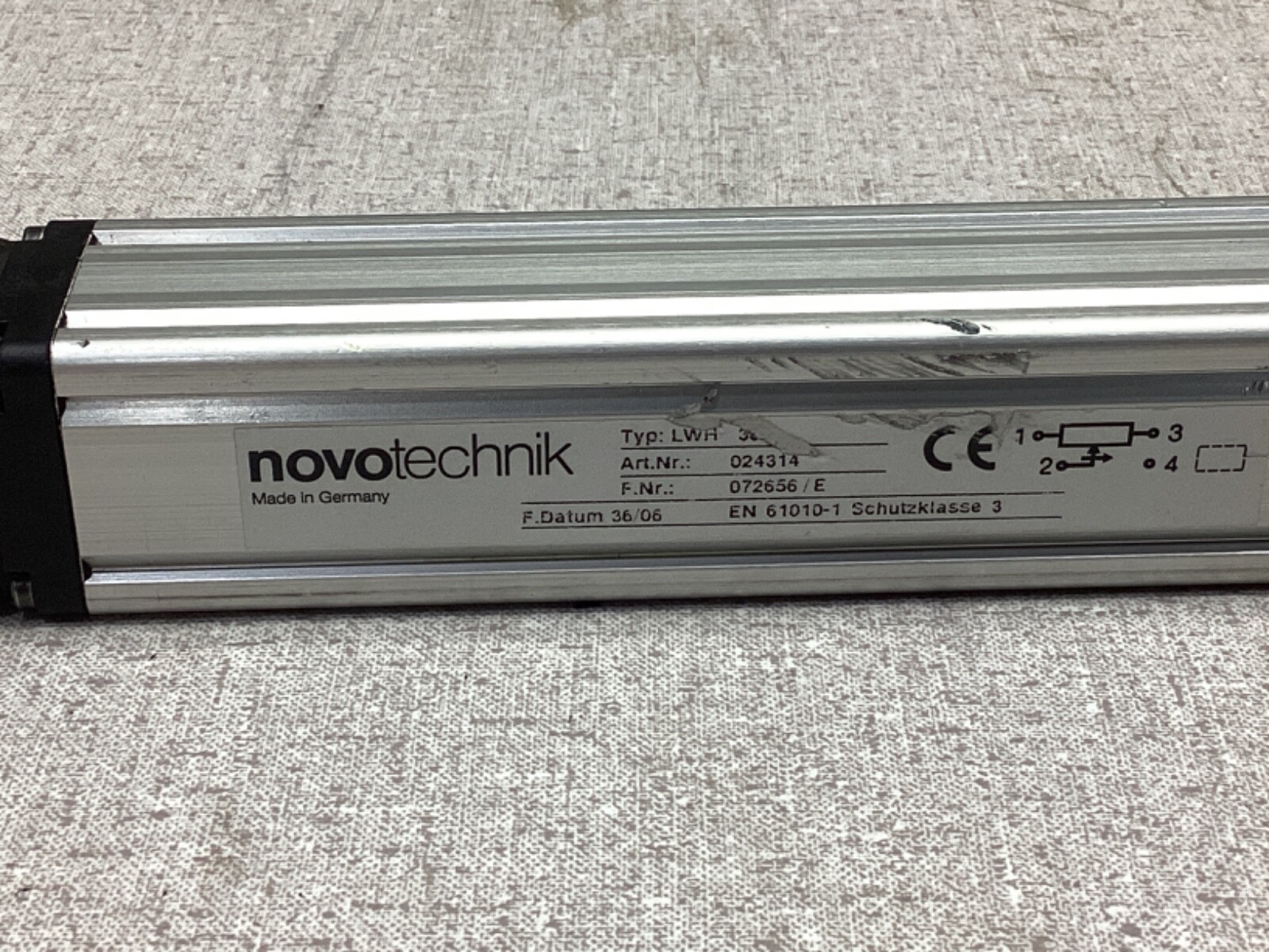 Novotechnik EN 61010-1 Linear Position Transducer #111H83FML