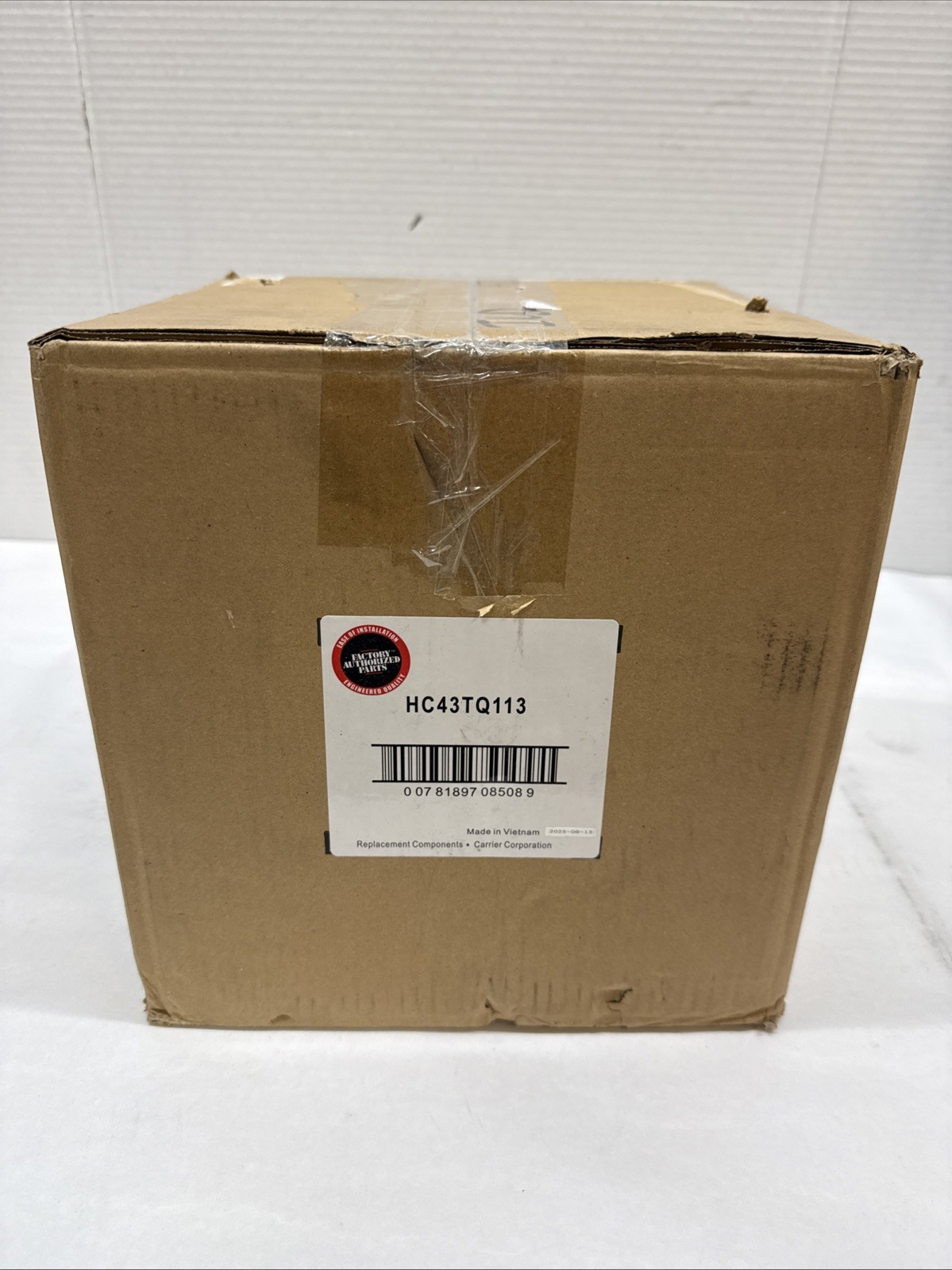 Carrier HC43TQ113 115v 1/2hp 1075rpm 3spd Motor HVAC System