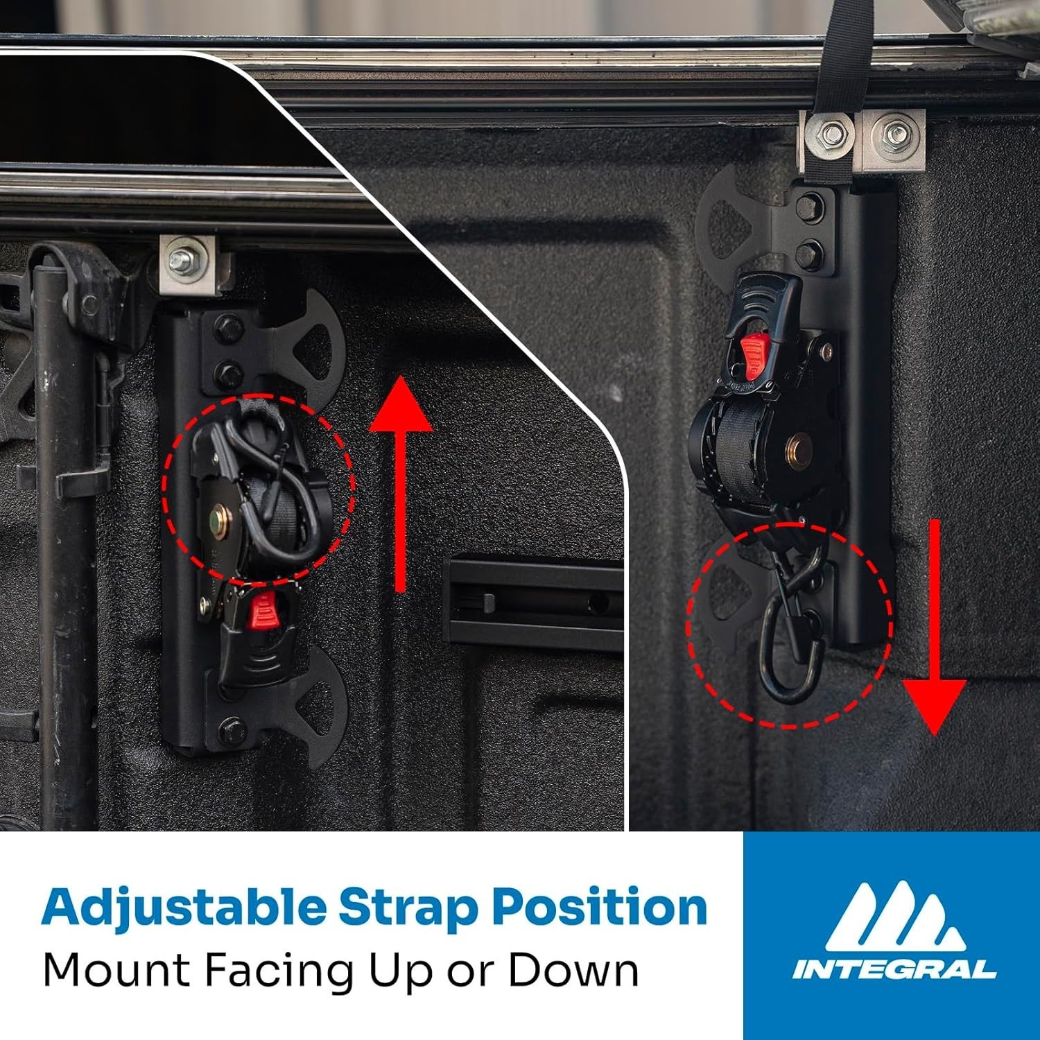 Retractable Tie Down Straps for Chevrolet Silverado & GMC Sierra 1500/2500/3500