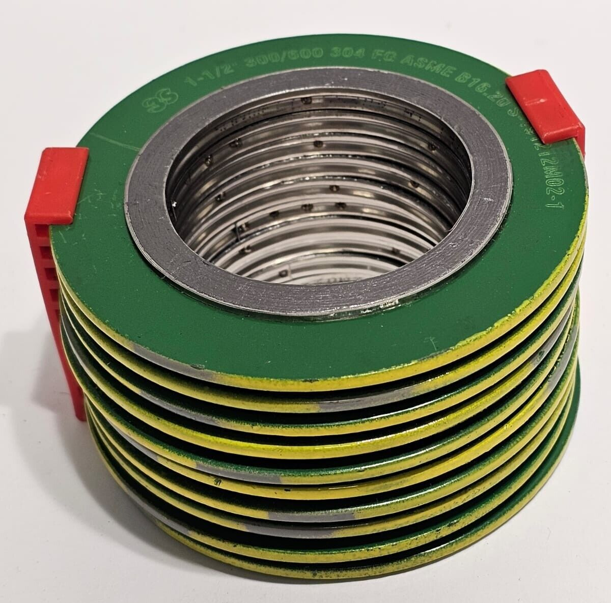 GASKET 1-1/2″ 300/600 304 FG ASME B16.20 S-191212M02-1 – LOT OF 10