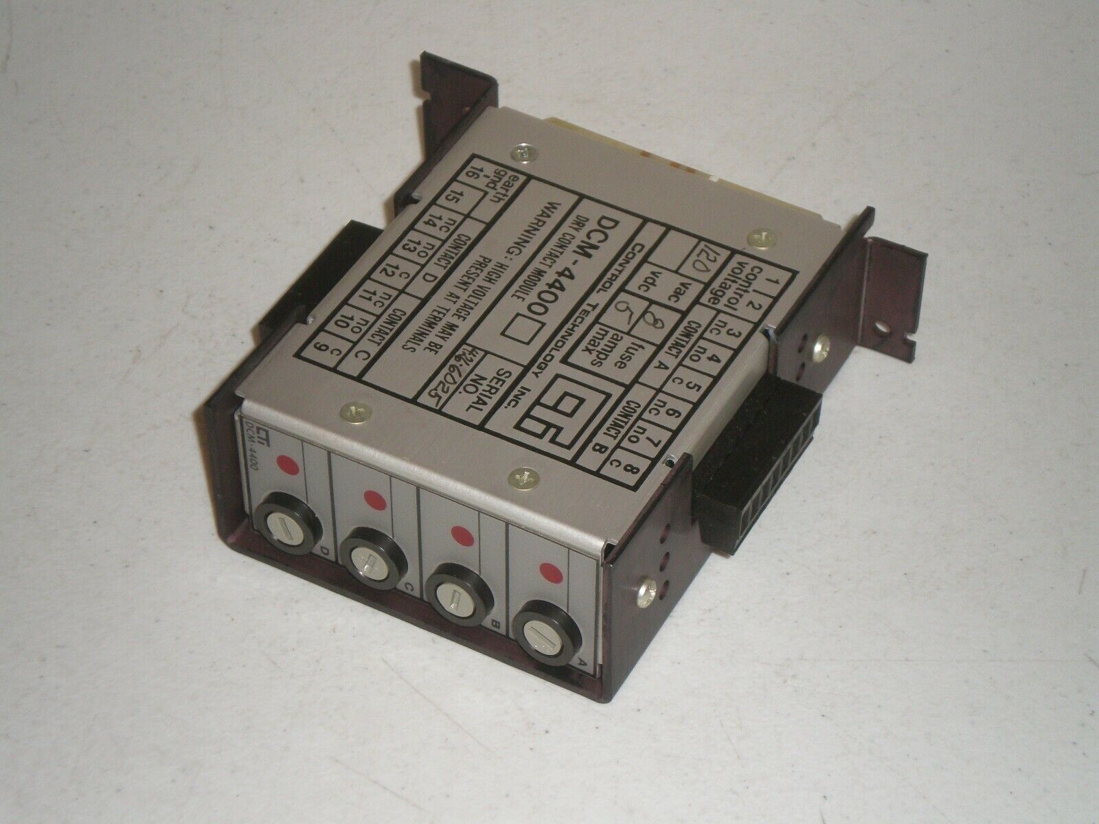 New! Control Technology DCM-4400 Dry Contact Module Free Shipping!