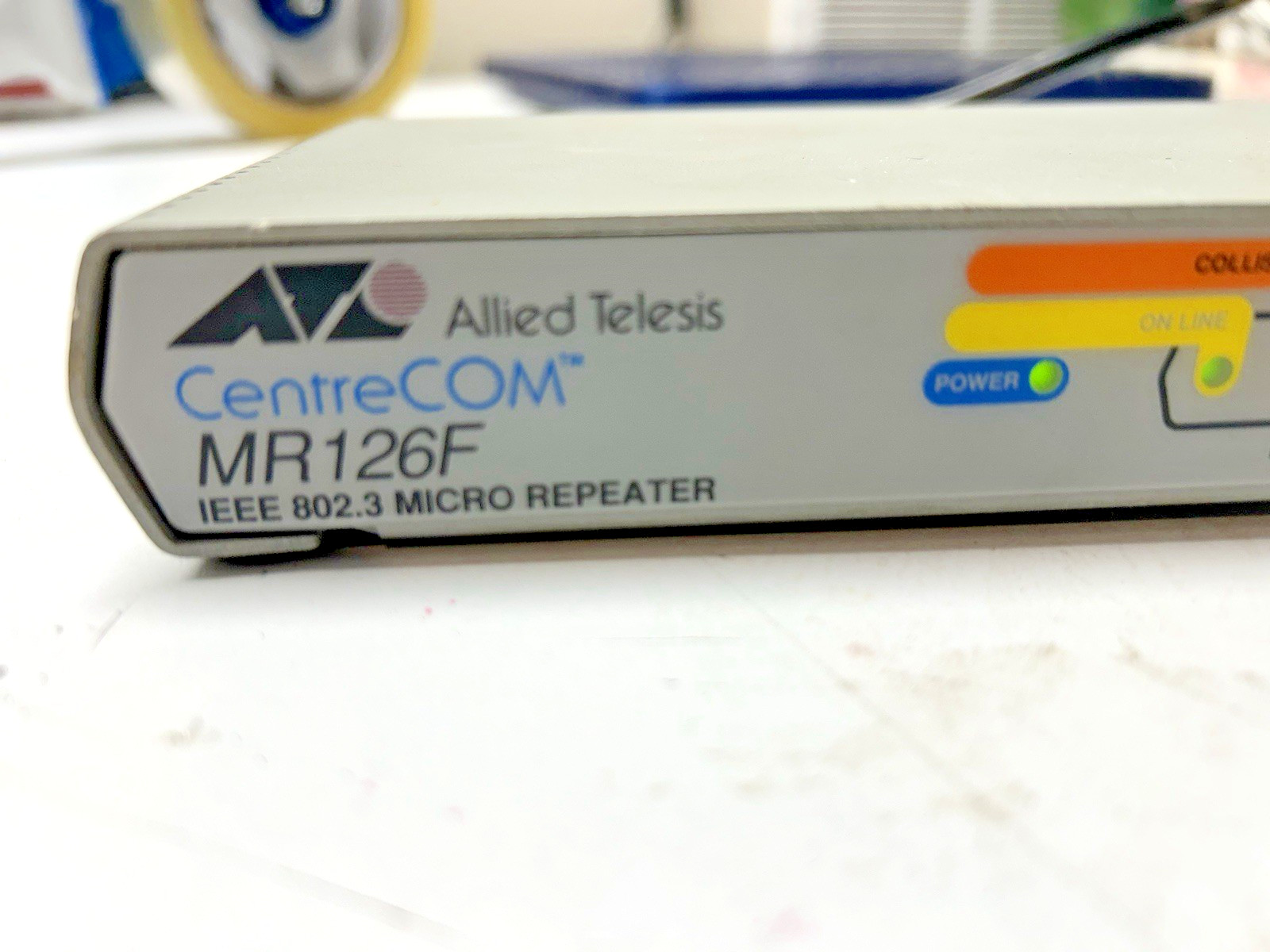 Allied Telesis CentreCOM Micro Repeater & Power Cord # AT-MR126F