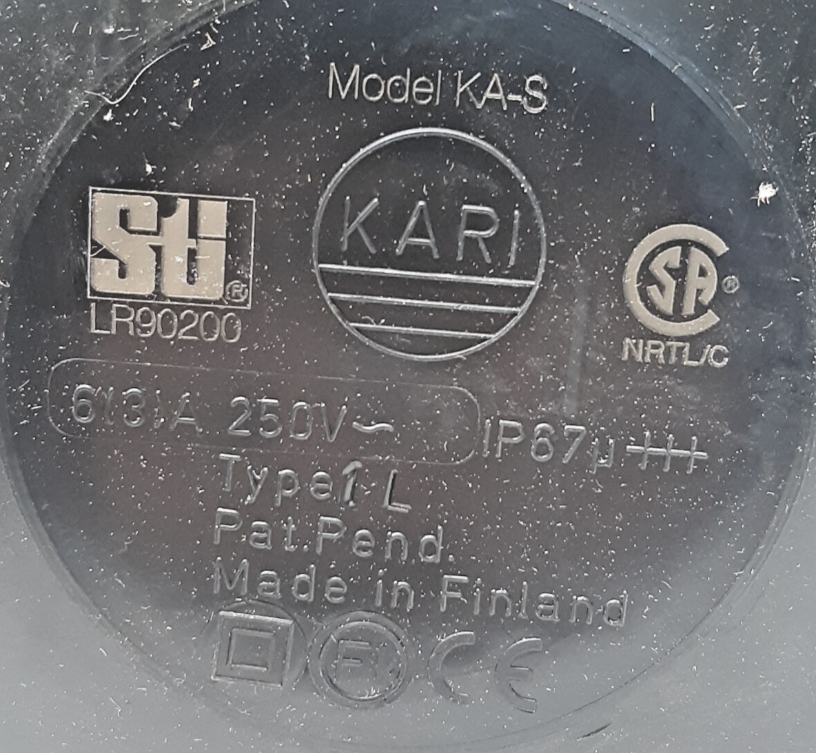 Kari KA-1L Float Switch