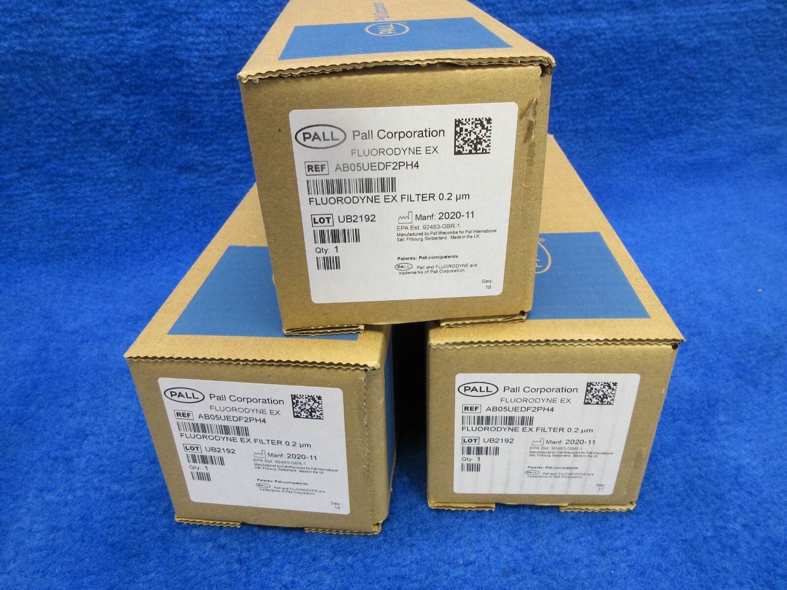 Pall Fluorodyne EX Kleenpak Filter AB05UEDF2PH4 0.2um 5″ 5300cm2 – NEW