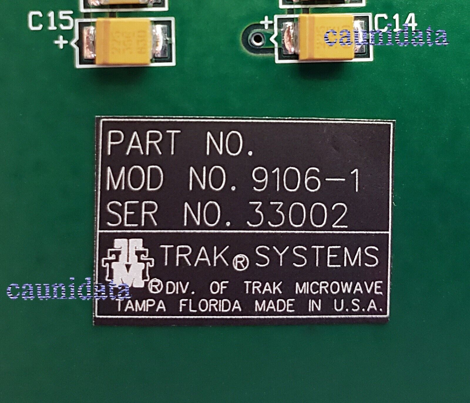 TRAK SYSTEMS 9106-1 DDM MODULE 4007122 6-MONTH WARRANTY