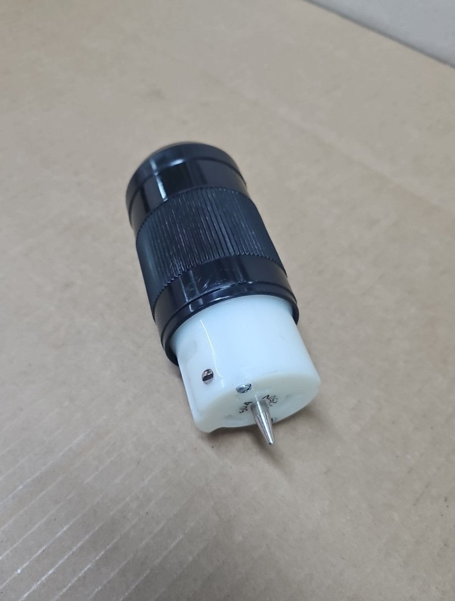 Marinco 50A 250V Male Turn & Pull 3-Phase 480V 3P4W Locking Connector