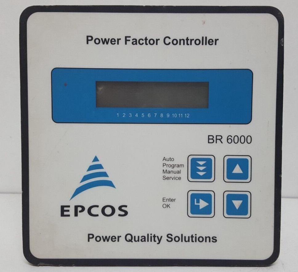 EPCOS POWER FACTOR CONTROLLER BR 6000 / PARTS ONLY