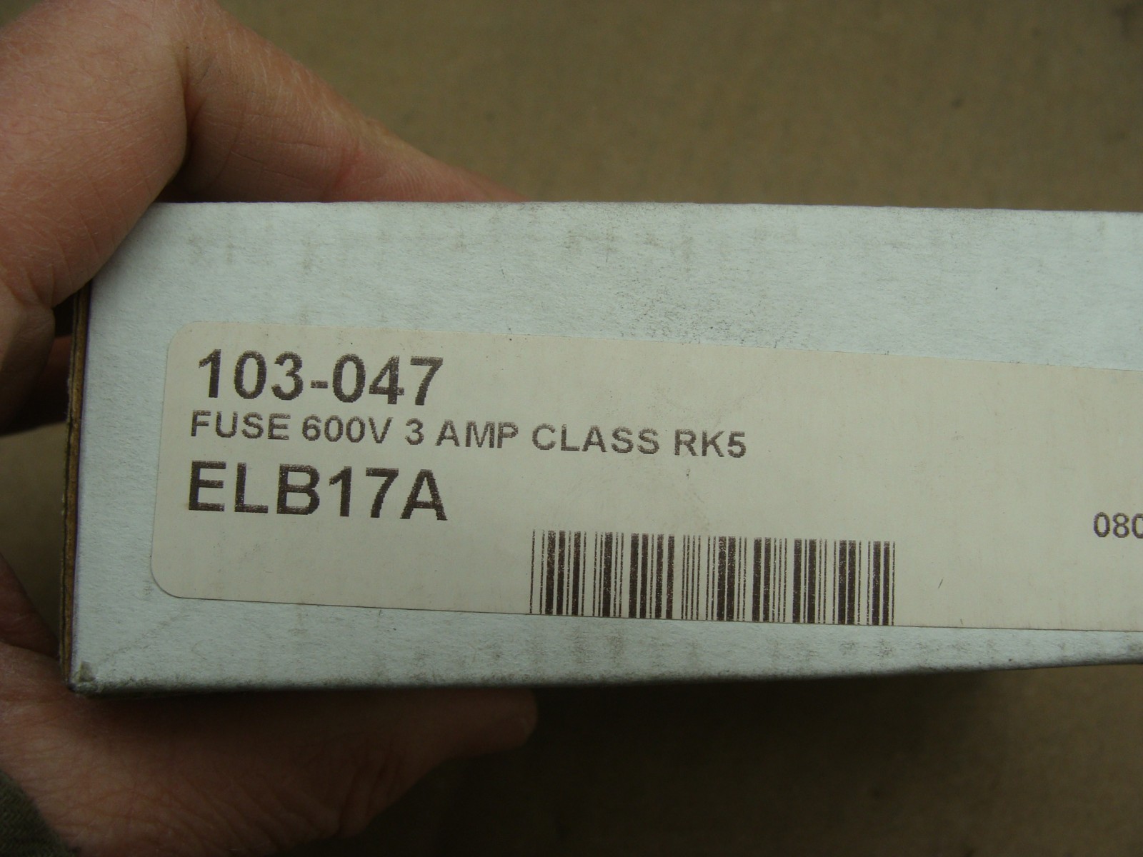 BOX OF 10 LITTELFUSE FLSR 3 ID FUSES 600V 3A CLASS RK5 INDICATOR TIME DELAY