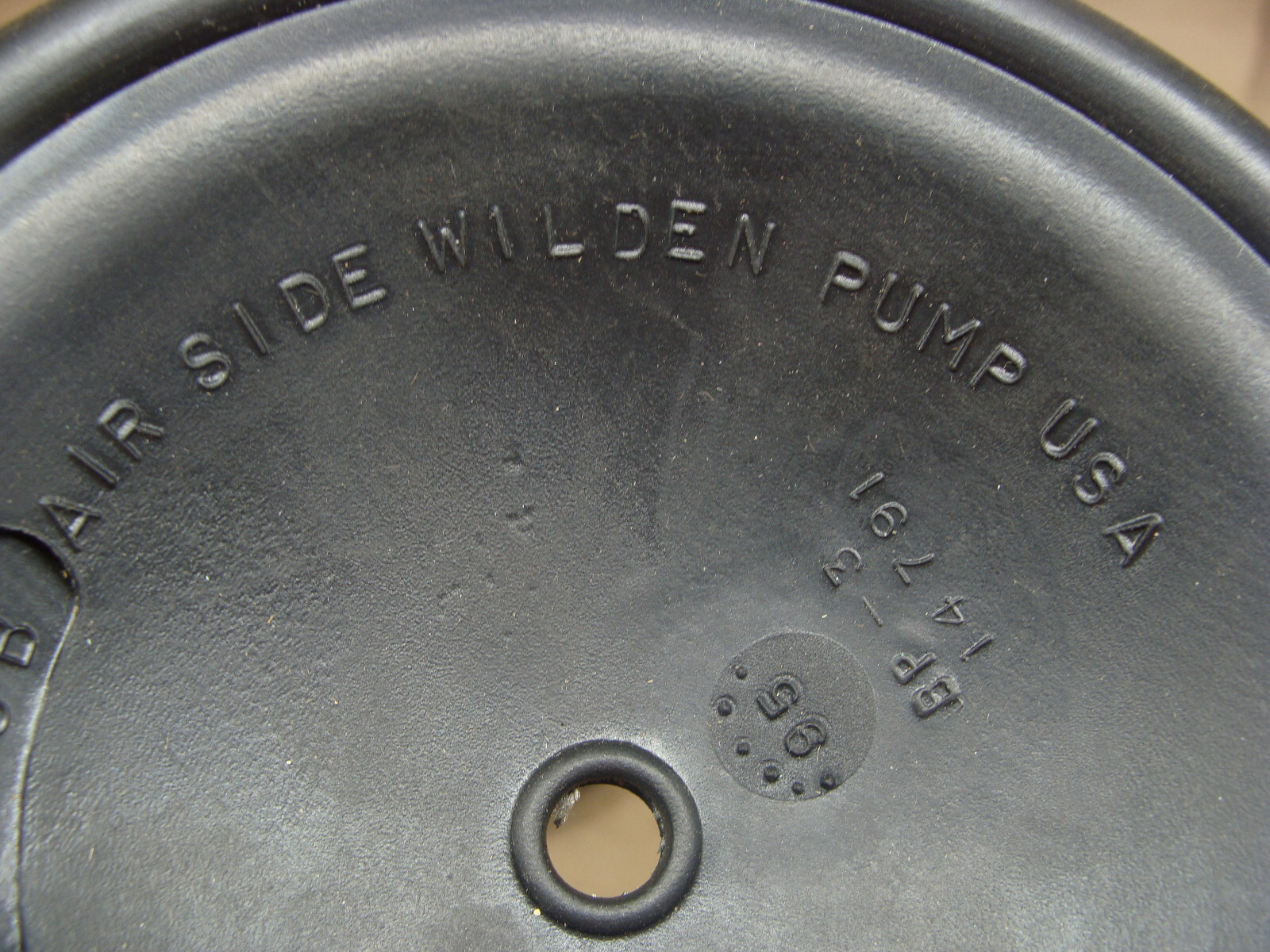 LOT OF 2 WILDEN 5″ PNEUMATIC DIAPHRAGMS TF93B #95 BP-3 14791