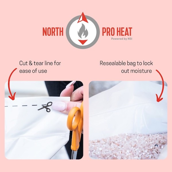 NORTHERN SALT NS NP Heat 25 lb Bag North Pro Heat Ice Melt Driveway Salt 25 lb
