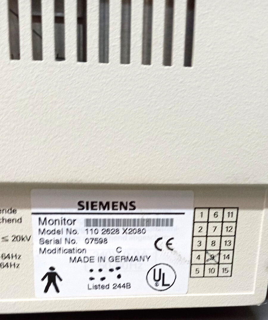 Siemens 1102628 X2080 SIMOMED N 44CM 100/120HZ Monitor