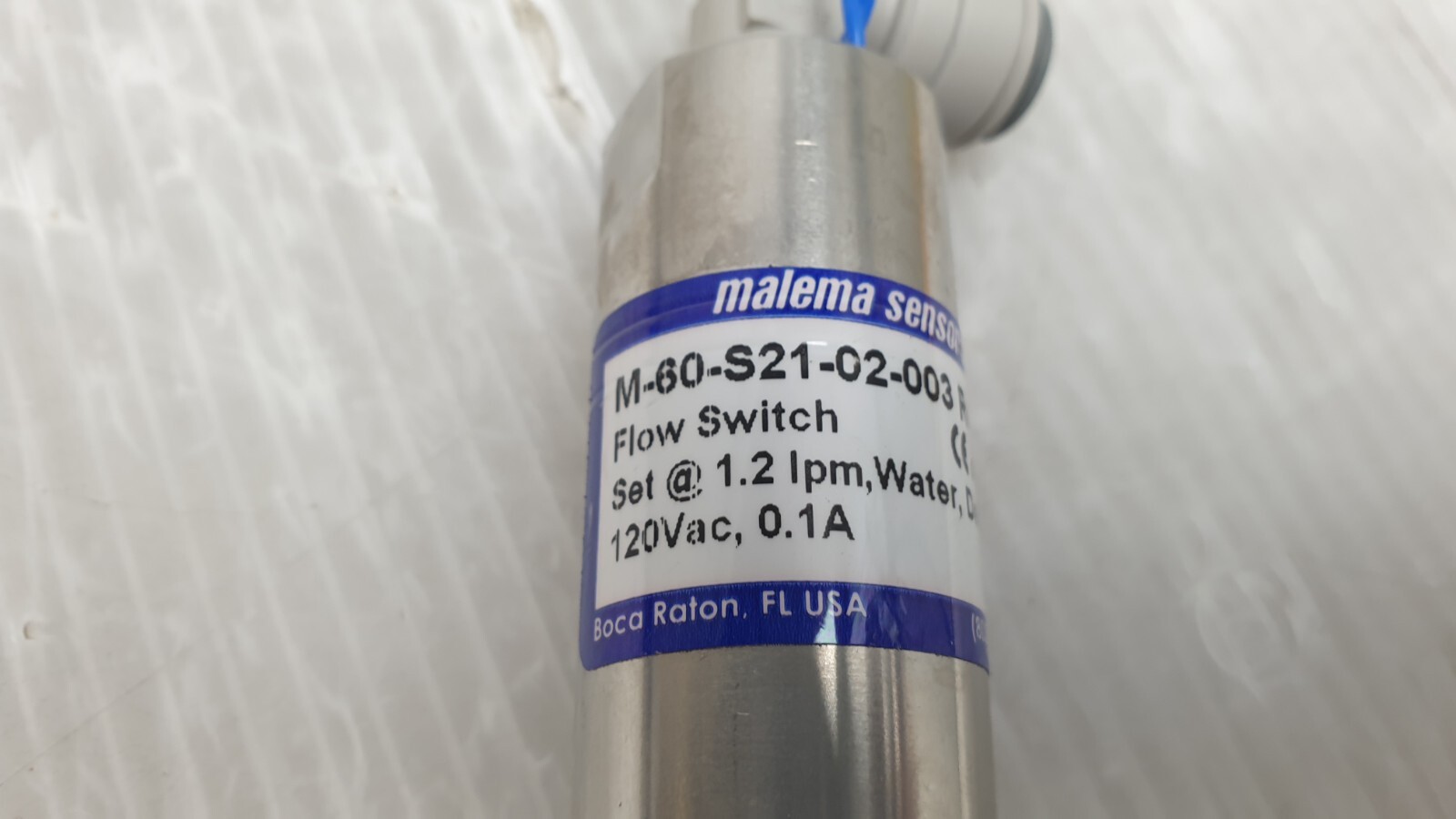 Malema Sensors M-60-S21-02-003 Rev 001, AMS GreenLight XPS 0133-1260