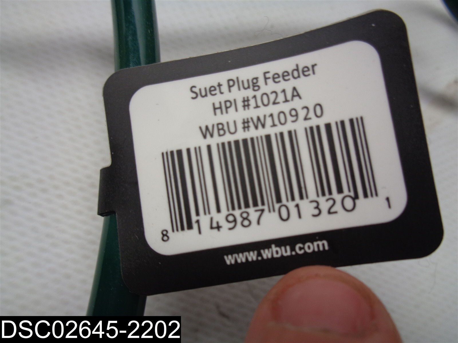 QTY=12: 1021A Wild Birds Unlimited Suet Plug Feeder W10920