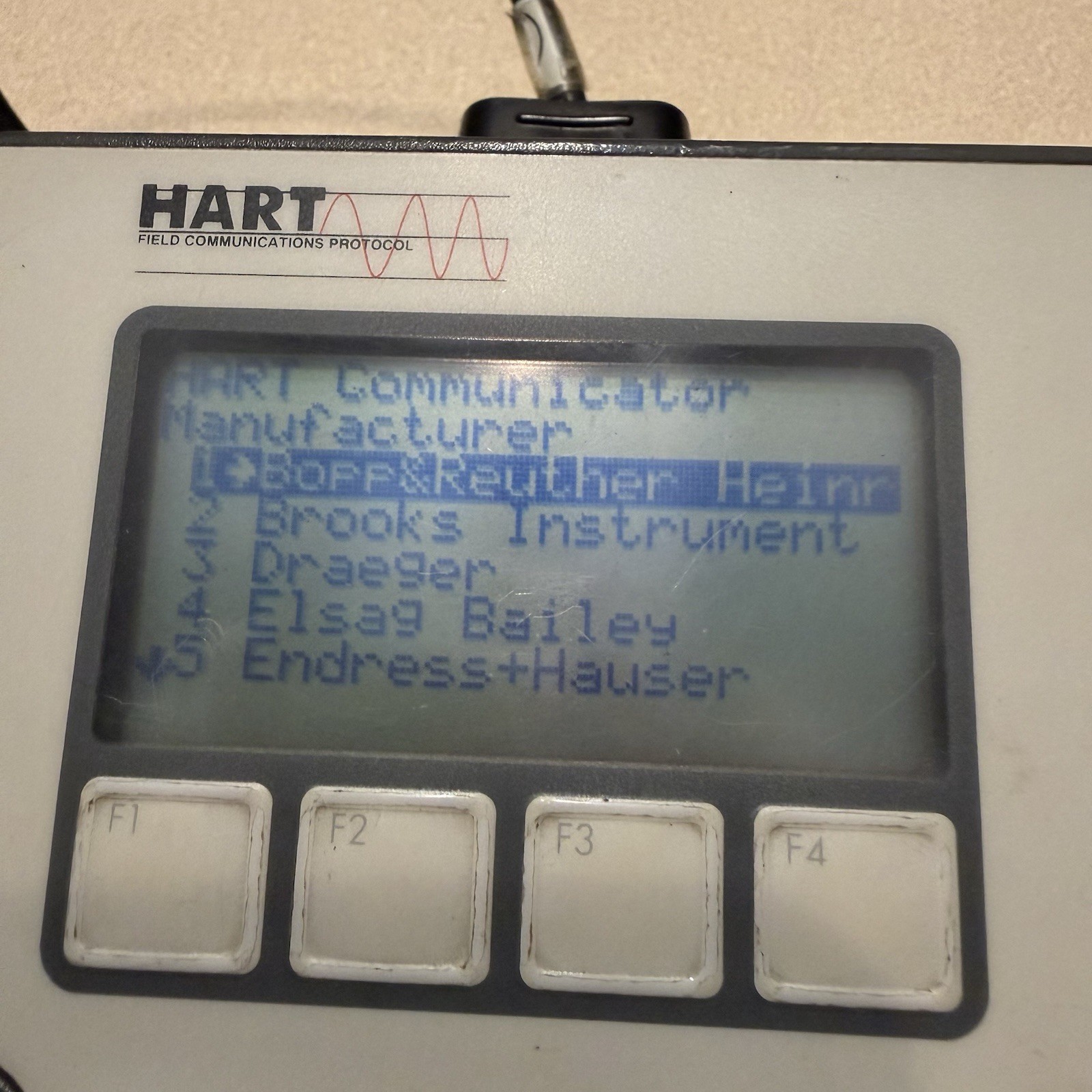 HART MODEL: 275 Field Communicator USA FISHER-Rosemount System Tested Works