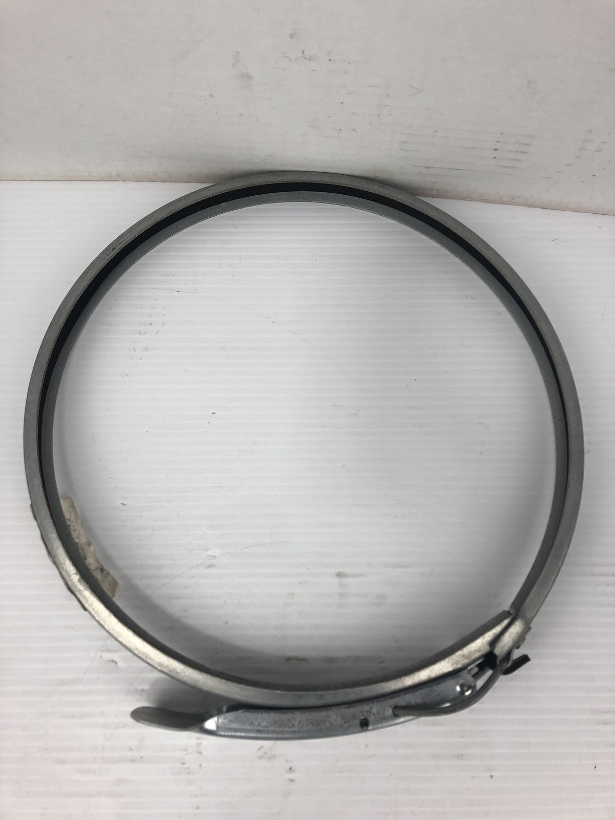 Nordfab 40D626 Drum Steel Clamp Galvanized with Bridge Pin 12″ Barrel Lid Seal