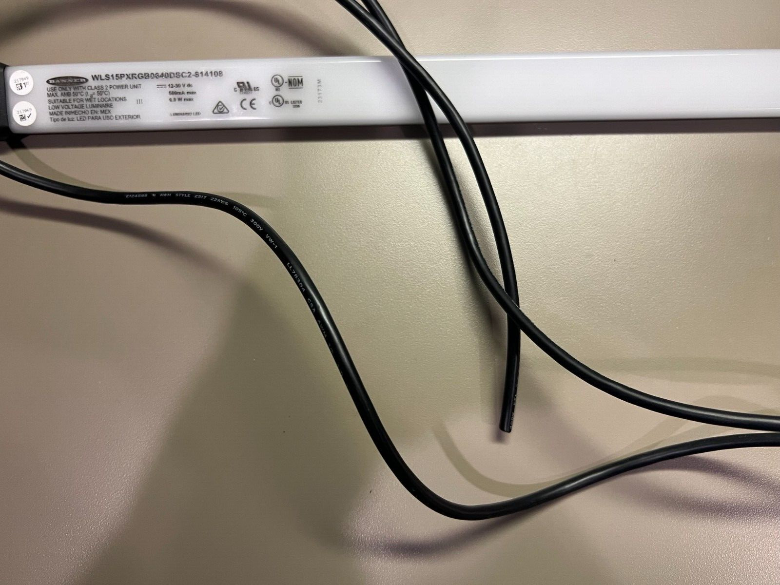 BANNER WLS15PXRGB0640DSC2-814108 POR LIGHT STRIP