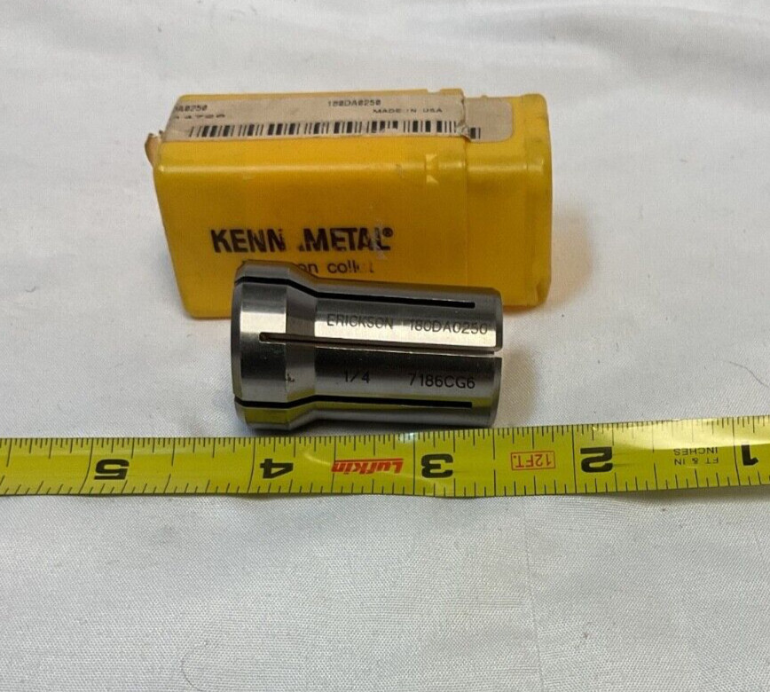 New Kennametal 180DA0250 Erickson Collet 1/4 7186CG6