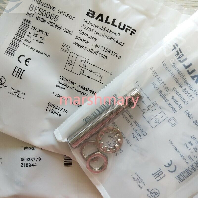 New 1PC BALLUFF BES0068 BES M12MI-PSC40B-S04G Inductive Proximity Sensor PNP