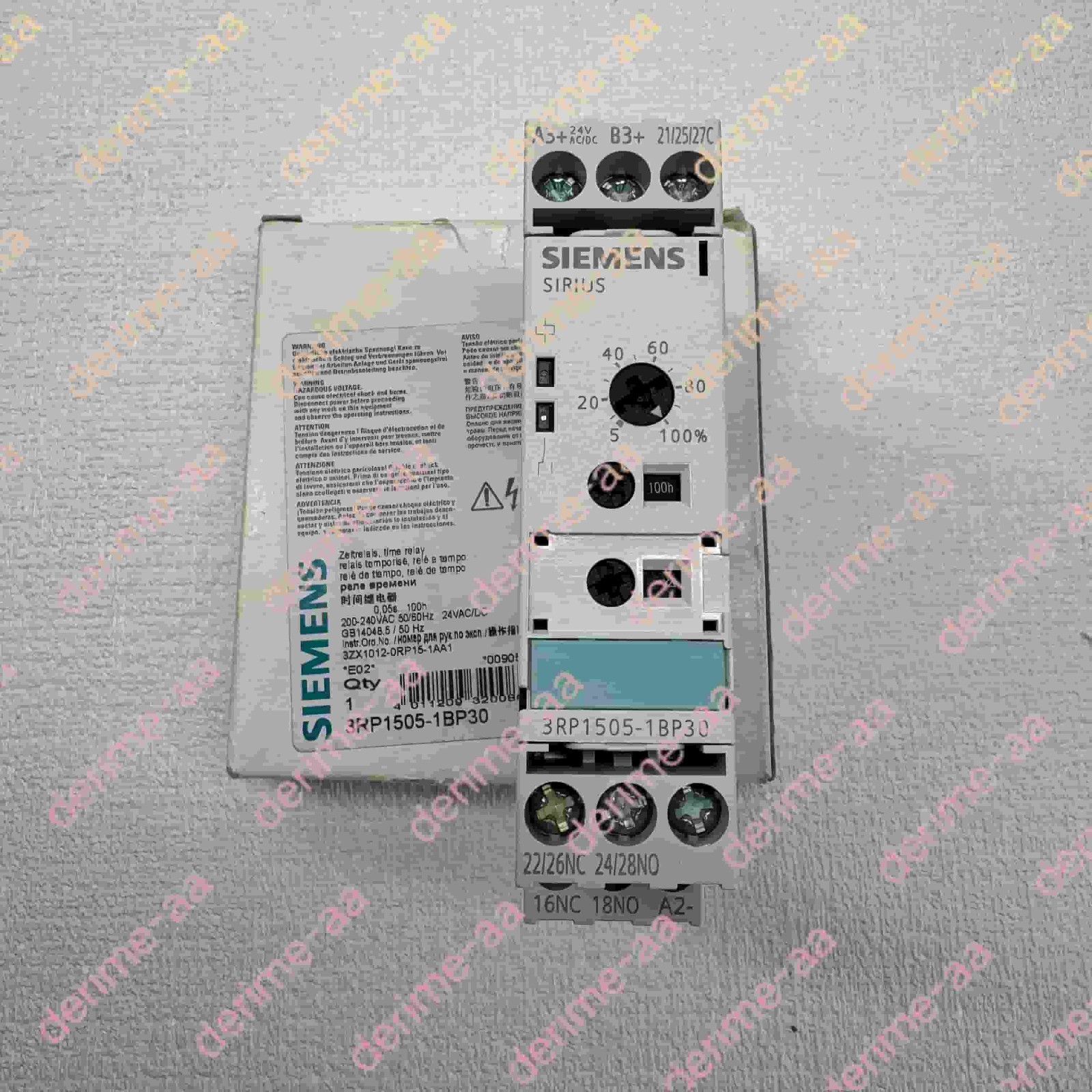 SIEMENS 3RP1505-1BP30 Time relay#1pcs new in box