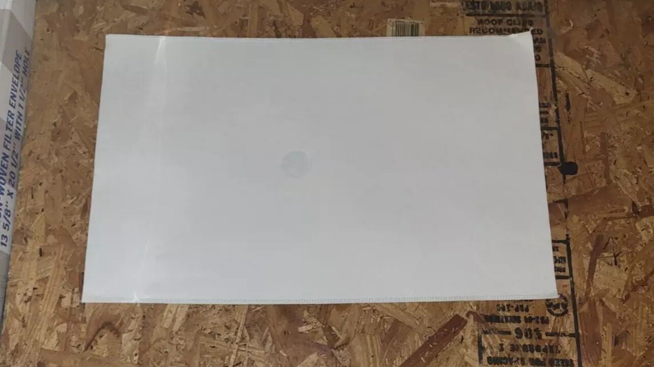 DISCO – D1422E4 – 14 X 22 FILTER PAPER – ENVELOPE W/ HOLE