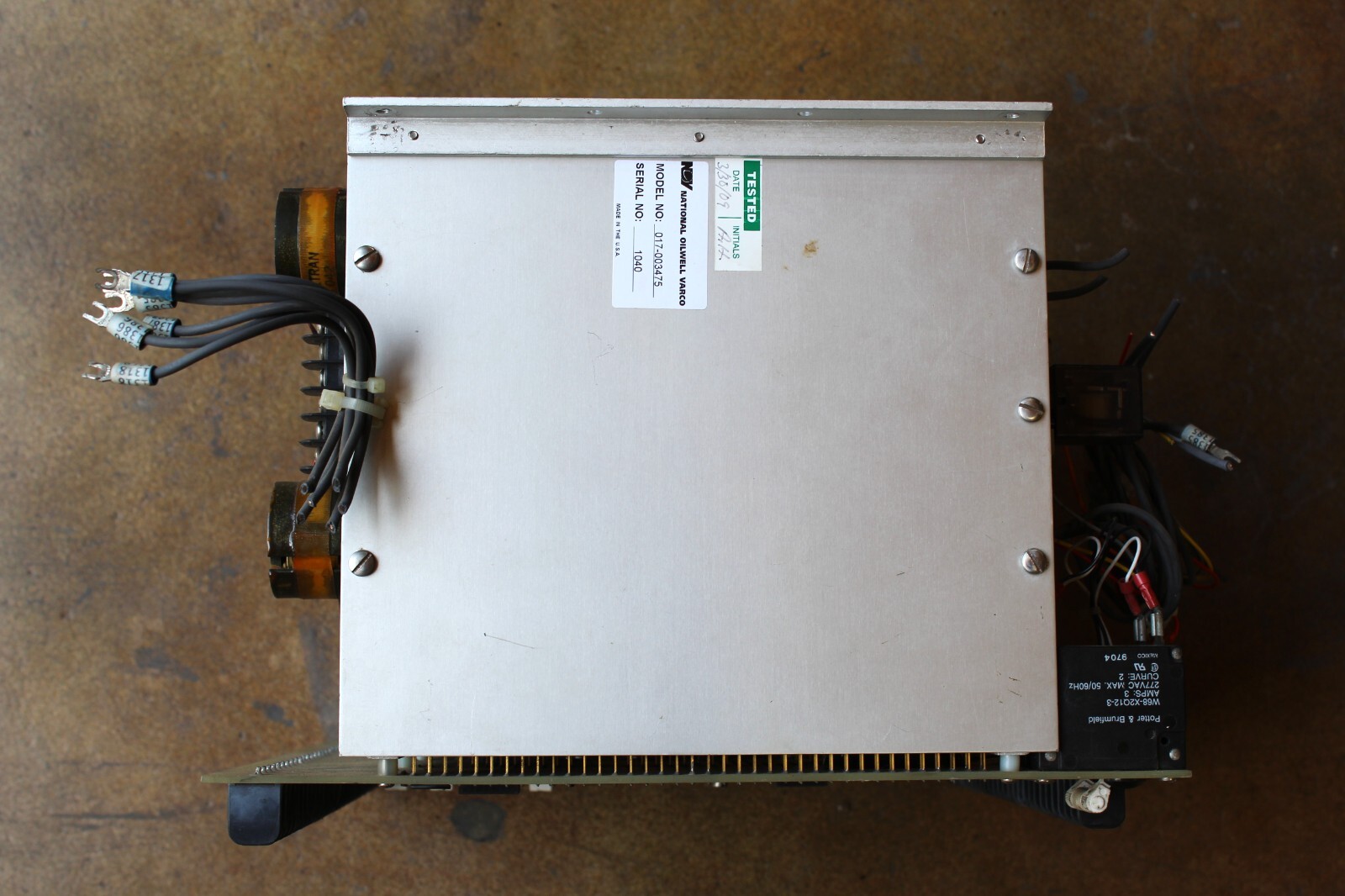 NOV INTEGRATED POWER SYSTEMS IPS POWER SUPPLY 016-002500 MOTHERBOARD SN# 1040