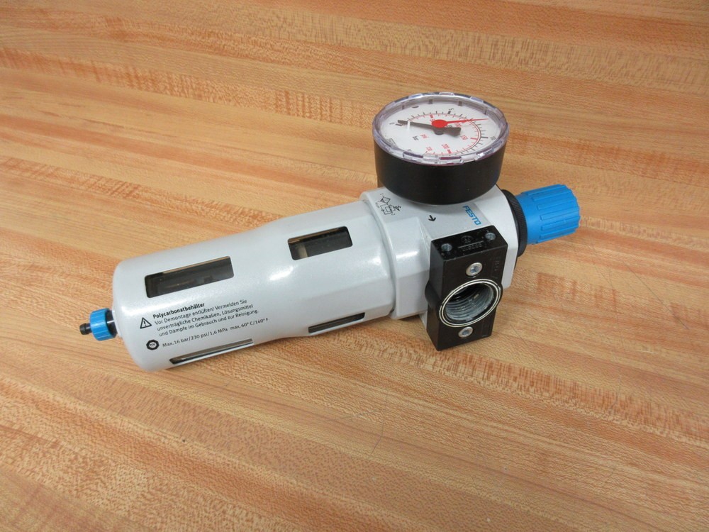 Festo LF/LFR/FRC-D-MAXI:ERS Bowl 646230 w/162700 S808 And Gauge
