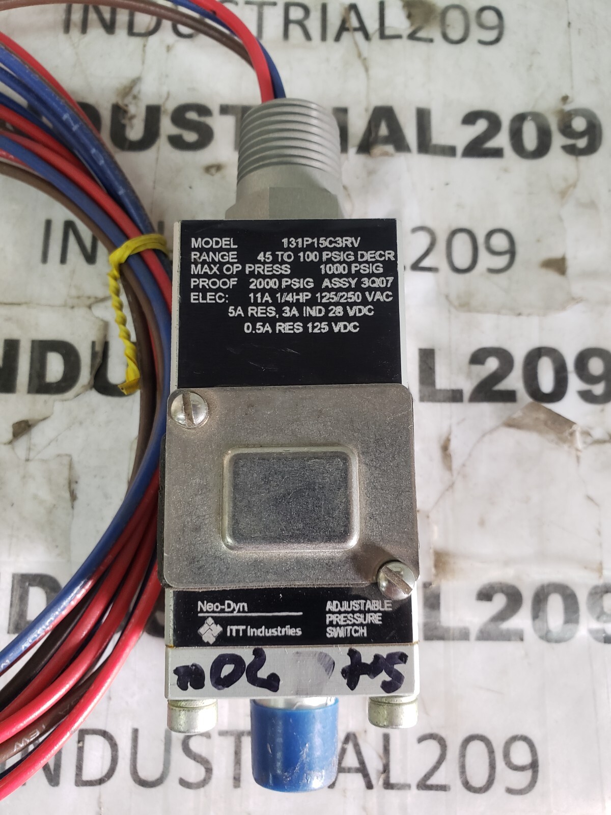 ITT 131P15C3RV NEO-DYN VACUUM SWITCH